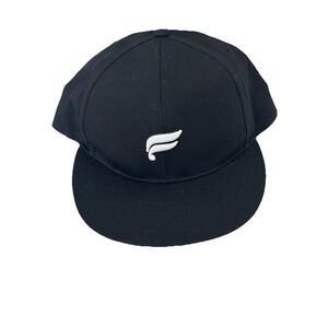 Fabletics Hat Cap Snap Back Trucker Black White Mesh Breathable One Size Mens